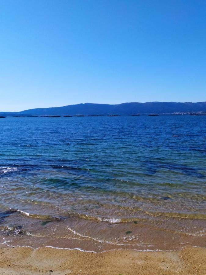 Bonito alojamiento con playa y jardín Vilanova de Arousa Exterior foto